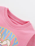 Rabbit Print Girl's Sports Shirt