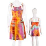 Mom & Me Tie-Dye Parent-Child Outfit Dress