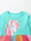 Cute Unicorn Mesh Children Shirt