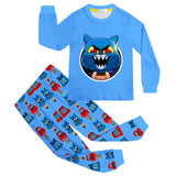 Halloween Cartoon Printed Long-Sleeved + Trousers Homewear Suit