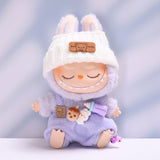 Labubu Clothes Only-Clothes Feeding Bottle Overalls Suit