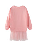 Long Sleeve Sweater Embroidered Patch Dress