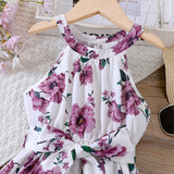 Romantic Sweet Pastoral Holiday Floral Skirt