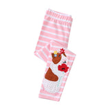 Groundhog Appliqu¨¦ Leggings