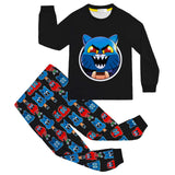 Halloween Cartoon Printed Long-Sleeved + Trousers Homewear Suit