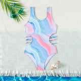 Tie-Dye Printed Swimsuit