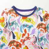 Animal Park Girls' Long-Sleeved Dress