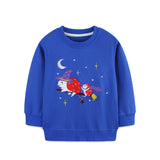 Halloween Cartoon Embroidered Sweatshirt