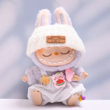 Labubu Clothes Only-Clothes Feeding Bottle Overalls Suit