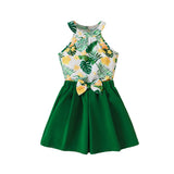 Printed Halter Top Skirt Suit