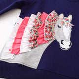 Unicorn Appliqu¨¦ Sweater