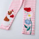 Groundhog Appliqu¨¦ Leggings