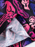 Halloween Long Sleeve Ghost Print Dress