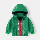 Alligator Printed plus Velvet Shell Jacket