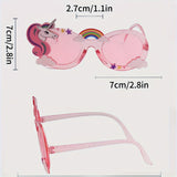 Cute Rainbow Horse Glasses