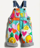 Lucky Sale-Love Oil Painting Overalls