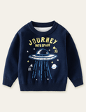 Alien UFO Pattern Sweater