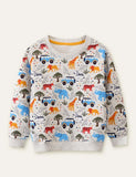 Animal Car Full Printed Sweatshirt