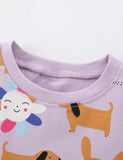 Animal Cartoon Full Printed Dress - CCMOM