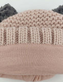 Animal Embroidery Knitted Wool Hat Gloves Two-Piece Set - CCMOM