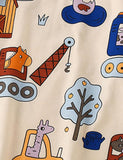 Animal Engineer Full Printed Long Sleeve T-shirt - CCMOM