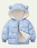 Animal Print down Cotton Jacket - CCMOM