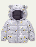 Animal Print down Cotton Jacket - CCMOM