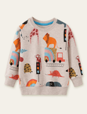 Animal Print Sweatshirt