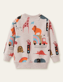 Animal Print Sweatshirt - CCMOM
