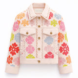 Lucky Sale-Children's jacket with colorful chiffon pattern