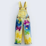Lucky Sale-Butterfly Print Children's Overalls