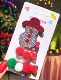 Christmas Cartoon Pattern Barrettes