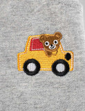 Bear Car Embroidered Shorts - CCMOM
