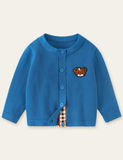 Bear Embroidery Sweater Cardigan - CCMOM