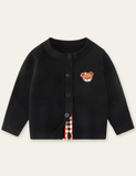 Bear Embroidery Sweater Cardigan - CCMOM