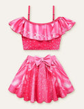 Bow Floral Printed Swimsuit - CCMOM
