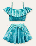 Bow Floral Printed Swimsuit - CCMOM
