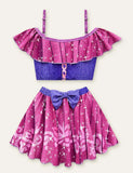 Bow Floral Printed Swimsuit - CCMOM