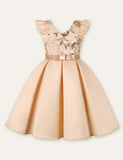 Bow Sleeveless Party Dress - CCMOM