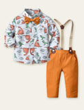 Bowknot Dinosaur Full Printed Party Set - CCMOM