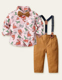 Bowknot Dinosaur Full Printed Party Set - CCMOM