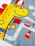 Boy Cartoon Dinosaur Patch T-shirt - CCMOM