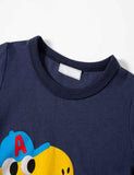 Boy Cartoon Dinosaur Patch T-shirt - CCMOM