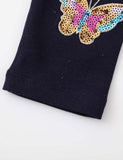 Butterfly Sequined Leggings - CCMOM
