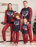 Christmas Antlers Printed Family Matching Pajamas - CCMOM