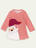 Christmas Striped Dress - CCMOM