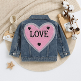 Lucky Sale Unisex-Multicolor Love Graphic Unisex Overalls