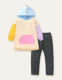 Dinosaur Embroidered Hoodie + Leggings - CCMOM