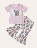 Easter Bell-Bottom Pants Suit