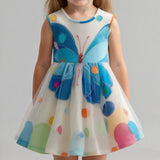 Lucky Sale-Butterfly Sleeveless Dress